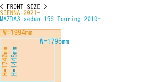 #SIENNA 2021- + MAZDA3 sedan 15S Touring 2019-